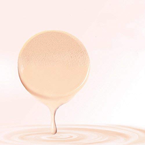 KOOBA 4pcs Round Makeup Sponges Supplement, Beauty Face Primer Compact Powder Puff, Blender Sponge Replacement for Cosmetic Flawless Foundation, Sensitive and All Skin Types