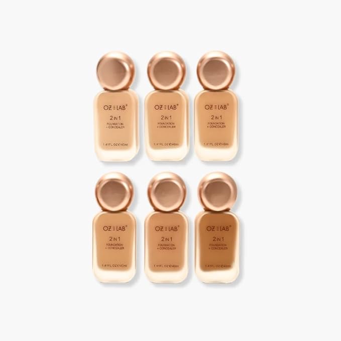 Beauty Gotchu Covered 2-in-1 Flawless Liquid Foundation Concealer GC-01 Medium Beige 40ml Vegan Cruelty-Free Long-Lasting,1.41 FL. OZ/ 40 ML,pack of 1