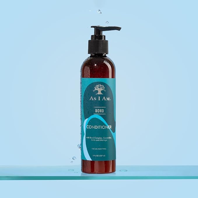 As I Am Bond Conditioner - 8 oz - with Moringa, Amla, & Ceramides - Hair Repair Treatment For Damaged Hair