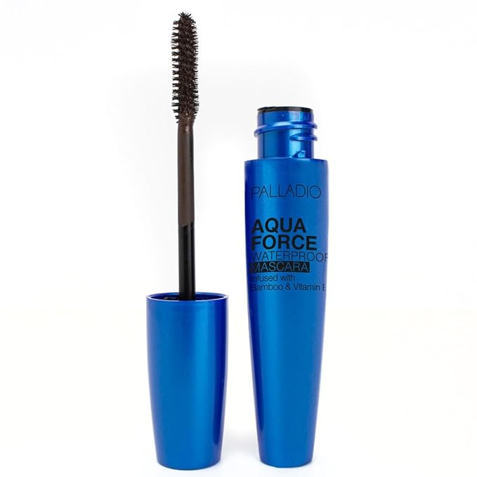 Palladio Aqua Force Waterproof Defining Mascara, Brown 0.41 Fl Oz (Pack of 1)