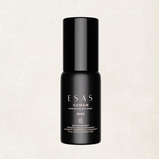 Esas Beauty Bare Hamam - Organic Deodorant Body Spray - MADE SAFE® - FRESH | CLEAN | SWEET 1.7 oz