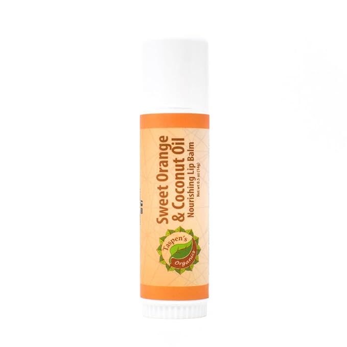 Intensive Hydration Lip Balm Set - All Natural Lip Balms & Moisturizers- Soothing Relief - Refreshing Flavors - Cruelty-Free (Sweet Orange)