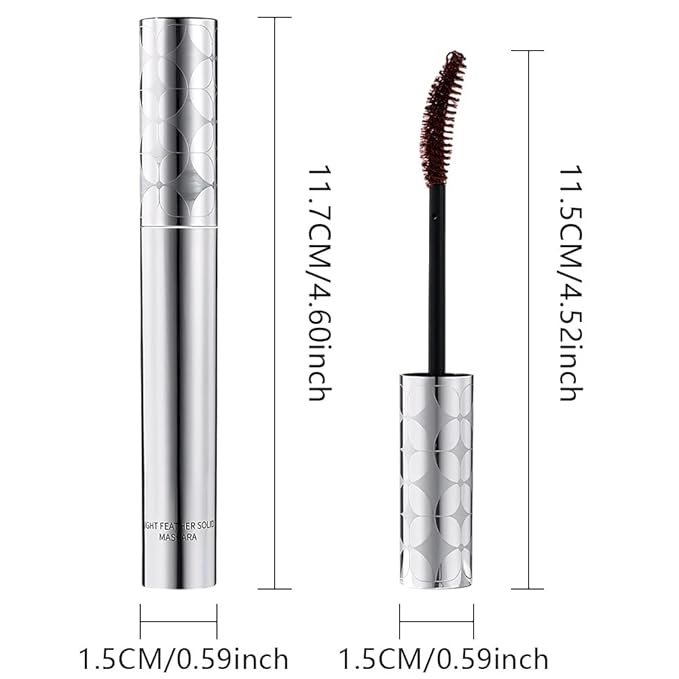 Brown mascara waterproof,Brown Lash Mascara, Flake & Smudge Resistant, Waterproof&Cruelty-Free, Nourishing Formula,hypoallergenic mascara brown