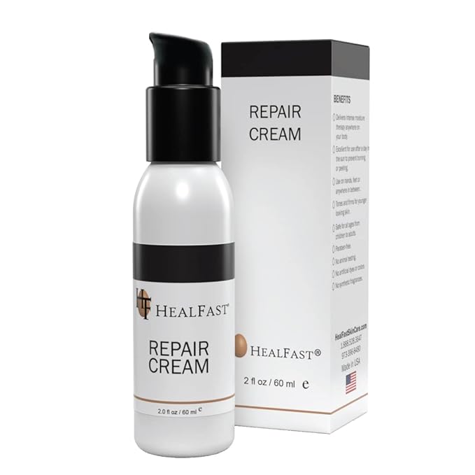 HealFast Sensitive Skin Repair Moisturizing Cream 2 Oz – For Dry, Itch– Fights Rashes, Dryness, Stretch Marks, Sunburn and Bed Sores – Herbal and Food Based Ingredients