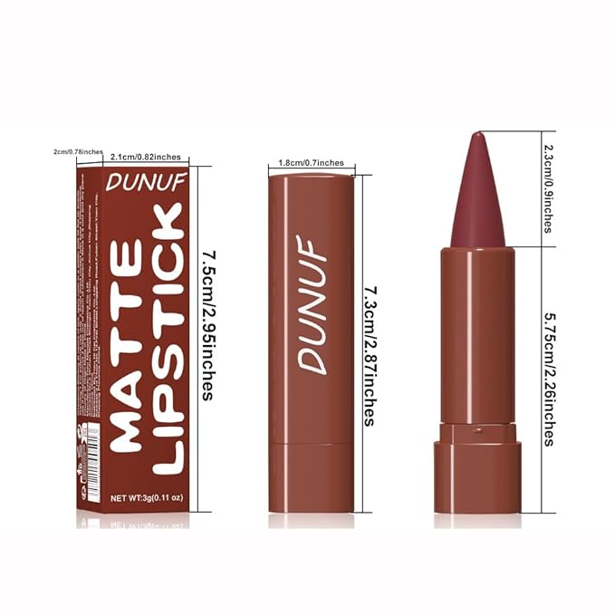 Matte Lip Liner Set - 5 Colors High Pigmented Creamy Lipliners - Long-Lasting Waterproof Lip Liner and Lipstick Set