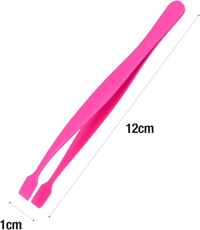Lash Cluster Tweezers for DIY Individual Eyelash Clusters Tools with Case, Applicator for Mistake-Proof Artificial Lash Placement–Ergonomically Designed Handle Easy for beginner Blunt Design Safe Use