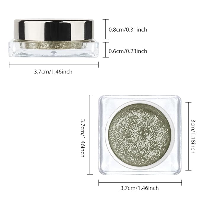 Eyeshadow Single Shimmer, High-Pigment Monochrome Eye Shadow Pressed Powder, Everyday Velvety Silky Eye Makeup Looks, Professional Long-Lasting Waterproof Single Eyeshadow Palette, 03 Warm Light Gold