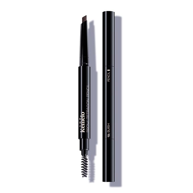 Eyebrow Pencils for Women,8 Pack Black Eyebrow Pencil Set,Retractable Definer Eye Brow Pencil Waterproof Sweatproof Long-Lasting,with Spoolie Brush,S2.