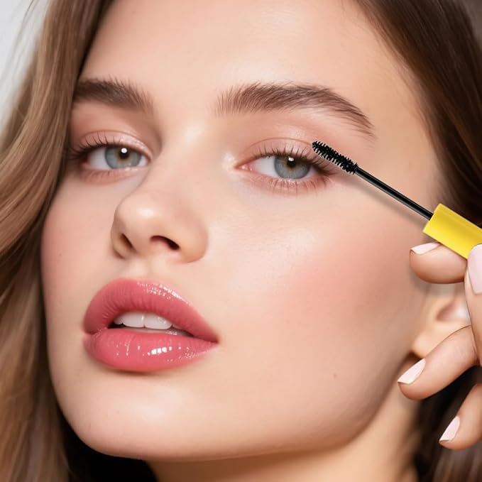 Bubble Mascara, 2025 Upgrade Waterproof Tubing Mascaras, Long-Lasting Mascara Clump-Proof Enhances the Natural Look, Can be Layered to Boost Curl, Length Formula for Bold (1Pcs)