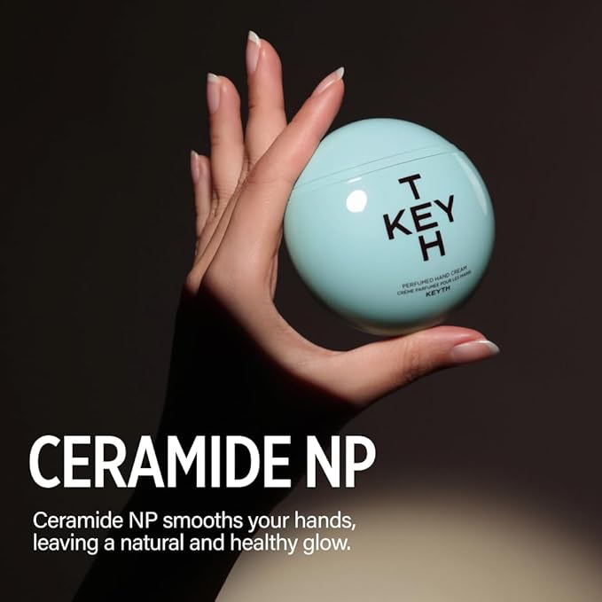 KEYTH PERFUMED HAND CREAM #AT HER APARTMENT (70ML, 2.36 FL.OZ.) / Rich Scent, Provides Glow and Moisture, Refreshing Finish, Floral&Musk&Woody&Citrus, Ceramide NP