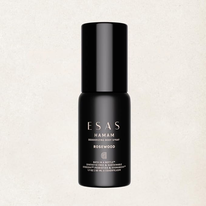 Esas Beauty Rosewood Hamam - Organic Deodorant Body Spray - MADE SAFE®- FLORAL | WATERY | MUSKY 1.7 oz