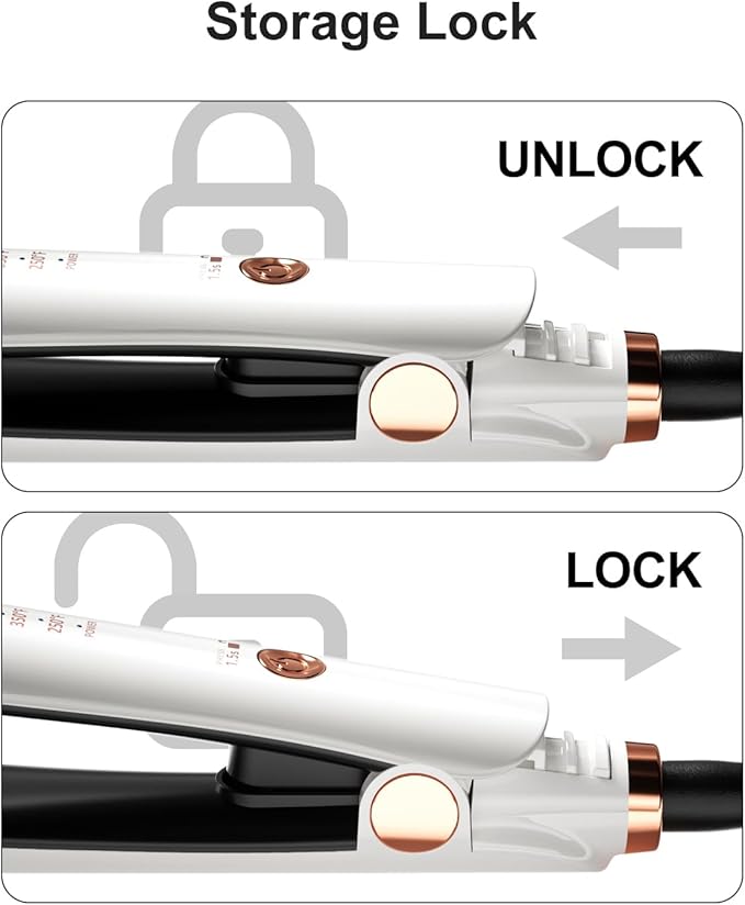 K&K Wide Hair Straightener Iron, Ceramic Tourmaline Coating 1.5 Inch Flat Iron for Long Hair, Professional Keratin Therapy Straighteners for Less Frizz, Shinier & Smoother Hair, Hair Styling Tools