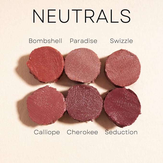 Honeybee Gardens Truly Natural Long Lasting Lipstick, San Francisco, Pink and Peach With Rose, Naturally Hydrating & Nourishing, Vegan, Gluten-Free & Cruelty-Free, 0.11 oz / 3 g