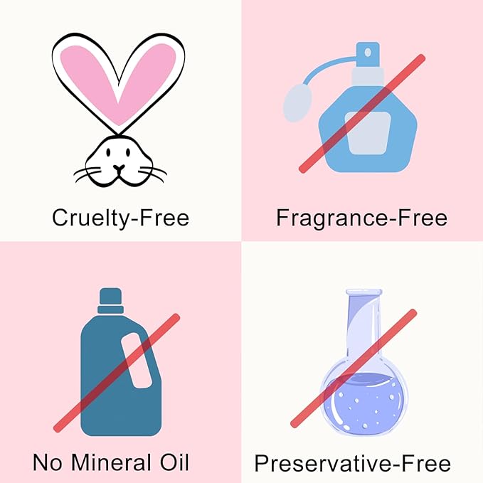 Lightweight Face Oil Serum with Squalane, Jojoba & Rosehip – Non-Greasy, Fast-Absorbing Formula for Dry/Sensitive Skin – Vegan, Fragrance-Free, Under Makeup Use
