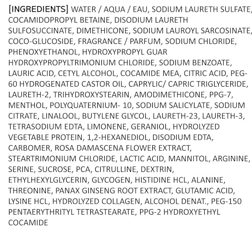 Mise En Scene ๐ฆ๐ฎ๐น๐ผ๐ป ๐ญ๐ฌ Protein Shampoo for Severe Damaged Hair - Low porosity Hair Product, Korean HairPerfume Shampoo, 10-Sec Protein Clinic, Moisturizing & Restoring, 16.9 Fl. Oz. (500ml)