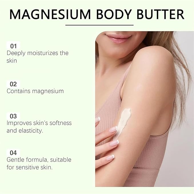 Neuropathy Cream, Magnesium Body Butter, Neuropathy Oasis Lotion, Magnesium Cream for Neuropathy, Deeply Moisturizes Skin, Keep Soft Smooth(114g/2pcs)