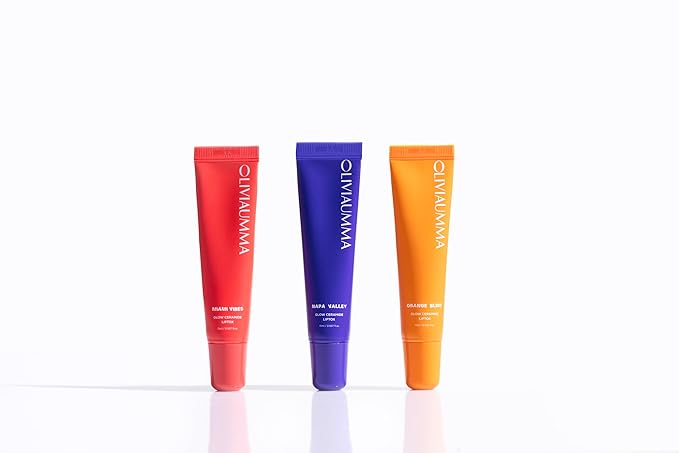 Olivia Umma Glow Ceramide Liptox Miami Vibes – Moisturizing Korean Lip Gloss for Women to Hydrate and Glow with Shea Butter & Ceramides – Lipgloss for Dry, Chapped Lips – 15 ml