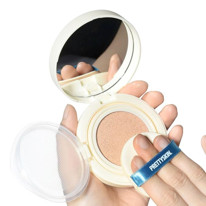 Moisturizing Glow Sun Cushion Foundation SPF50+ / PA+++ with Refill (23 Beige, 15g+15g)