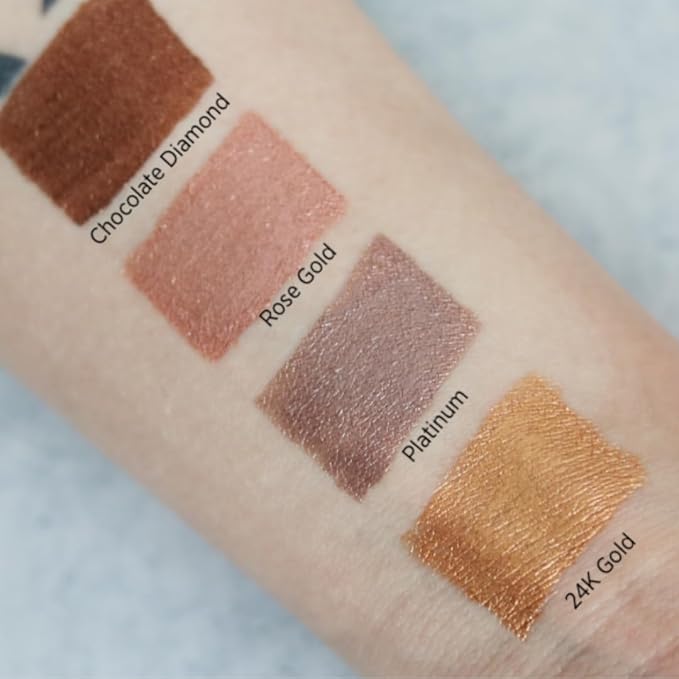 Eye Jewels 24-Hour Eye Shadow Vegan, Cruelty-Free Long-Lasting Cream Eyeshadow, Radiant Finish Eye Makeup for All Skin Tones, Easy-to-Blend, Smudge-Proof, Chocolate Diamond .15 fl oz