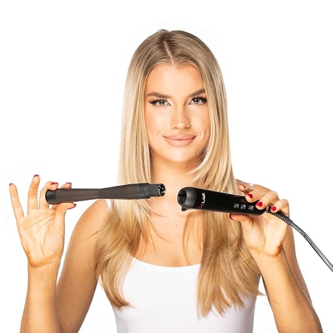 CHI Lava Interchangeable Hairstyling Wand, Versatile Hair Wand for Creating A Variety of Styles, Lower Temperature