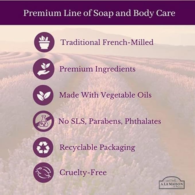 A LA MAISON Moisturizing Cream, Honeysuckle - Uses: Hand, Argan Oil, Pure Shea Butter, Essential Oils, Plant Based, Cruelty-Free, SLS and Paraben Free (1.7 Oz, 2 Pack)