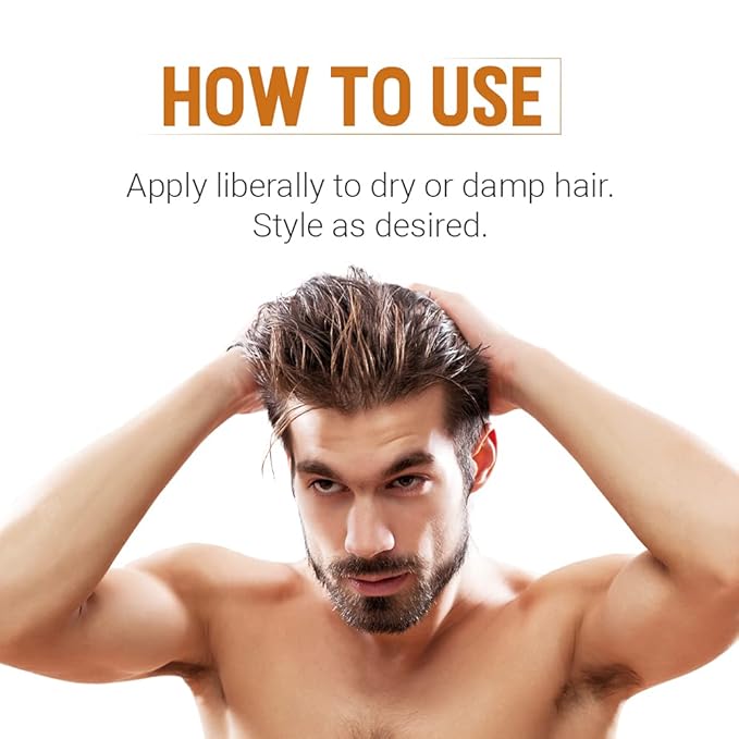 Woody's Styling Gel for Men – Alcohol-Free Men's Hair Gel with Light to Medium Hold, No Crunch, Touchable Finish, 12 fl oz