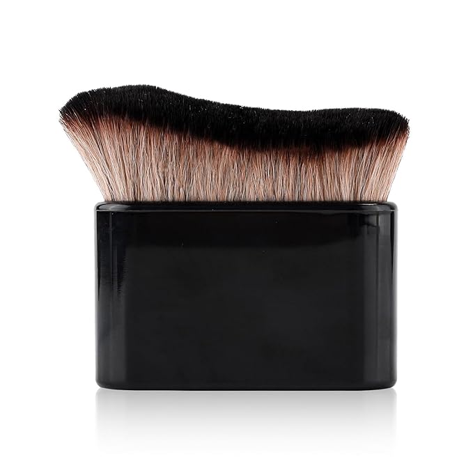 Self Tanning Brush, Self Tanner Applicator Blend Brush, Kabuki Brush for Self Tanner, Body Makeup Brush for Leg, Fake Tan Brush for Face, Tanning Mousse Brush Sunless Tanner Makeup Brush (Black)
