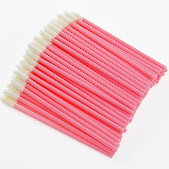 Pimoys Lip Brushes, 200Pcs/Set Disposable Lip Brushes Make Up Brush Lipstick Lip Gloss Wands Applicator Tool Makeup Beauty Tool Kits