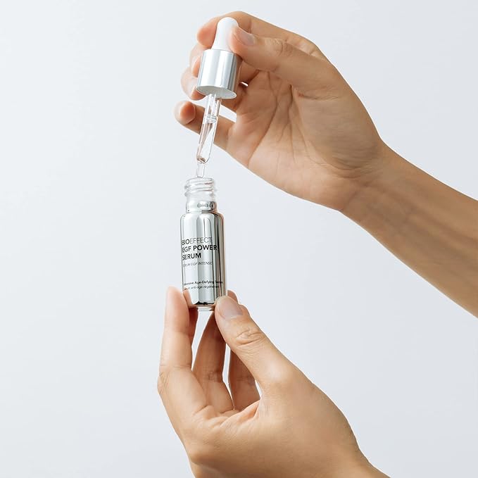 BIOEFFECT EGF Power Serum with Epidermal Growth Factor from Barley, Hyaluronic Acid, KGF and a form of Glucosamine (NAG) to Visibly Reduce Wrinkles & Discolorations, Hydrating Anti-Aging Treatment