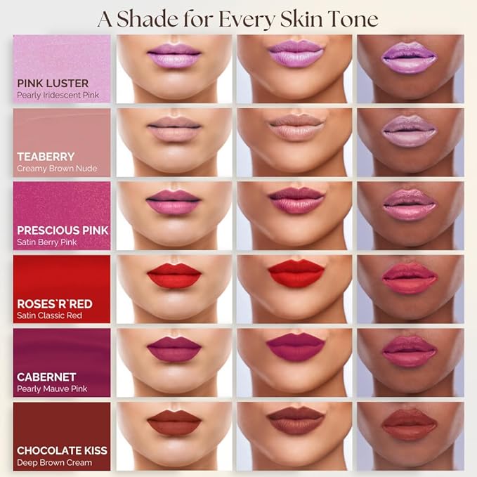 ๐๐๐๐ฒ๐ป๐ฐ๐ฒ ๐ผ๐ณ ๐๐ฟ๐ด๐ฎ๐ป Deep Moisturizing, Long Lasting Lipstick & Hydrating Lip Care in One with 100% Pure Organic Argan Oil, Shea Butter, Jojoba Oil & Aloe Vera - Teaberry