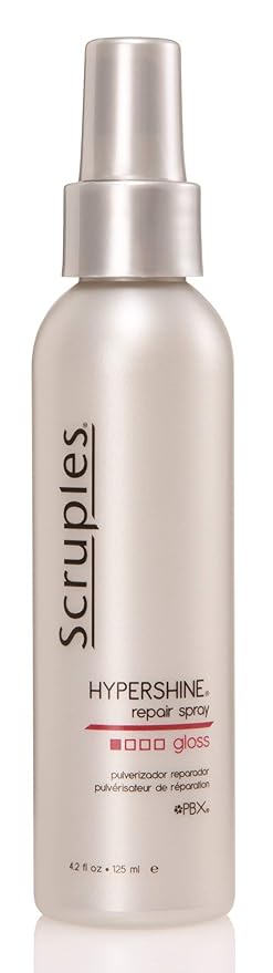 Scruples Hypershine Repair Spray - Reparative Hair Gloss + Finishing Mist Infused With Argan Oil - Humidity Resistant + Smoothing Shine For All Hair Types (4.2 oz)