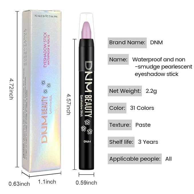 evpct Lavender Purple Eyeshadow Stick - Waterproof & Matte