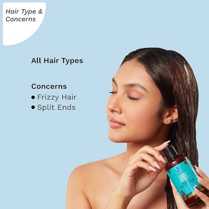 Pilgrim Argan Oil Hair Conditioner | With White Lotus & Camellia | Nourishing Formula for All Hair Types | Frizz Control, Smooth Finish, Sulfate-Free | 8.45 Fl Oz (250ml)