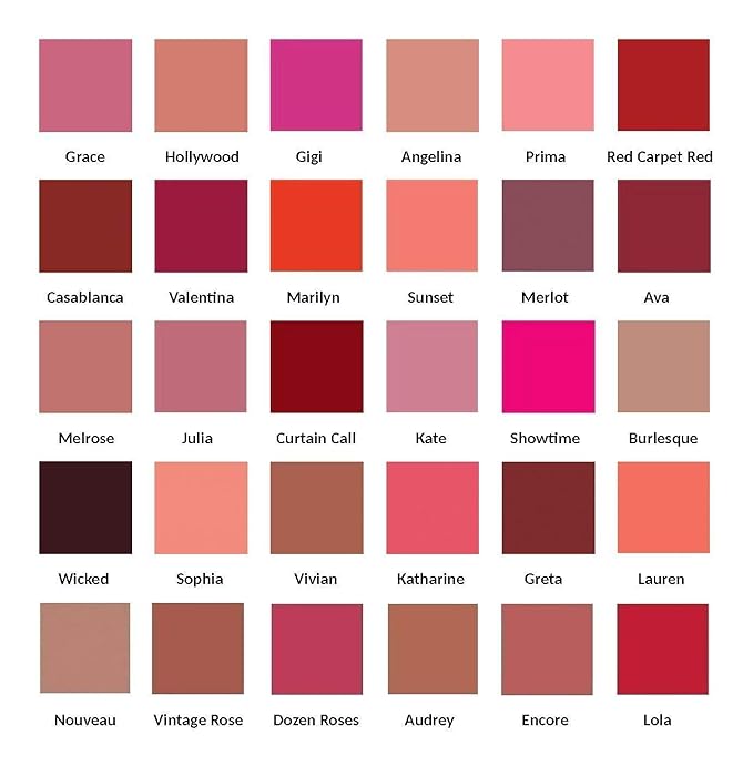Jolie Luxury Matte Lipstick - Hydrating Creamy Formula, Paraben Free (Gigi)