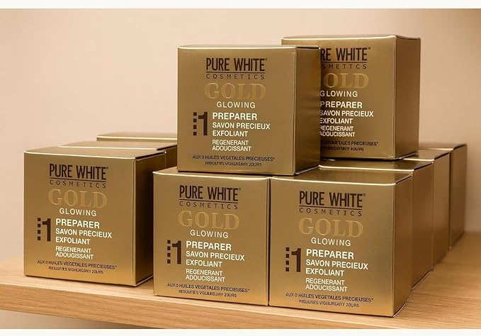 Glowing Exfoliating Soap, Premium Precious Vegetable Oil Formula, Regenerating and Softening Treatment