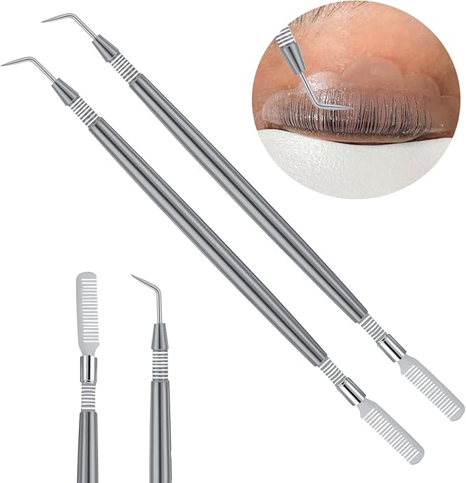 Professional Lash Lift Kit Tool at Home Eyelash Lift Tool Metal Eyelash Comb Separator - Eyelash Perm Kit Lash Lift Lash Lift Supplies Professional Lash Lift Tools Supplies - Eye Lash Separator Tool