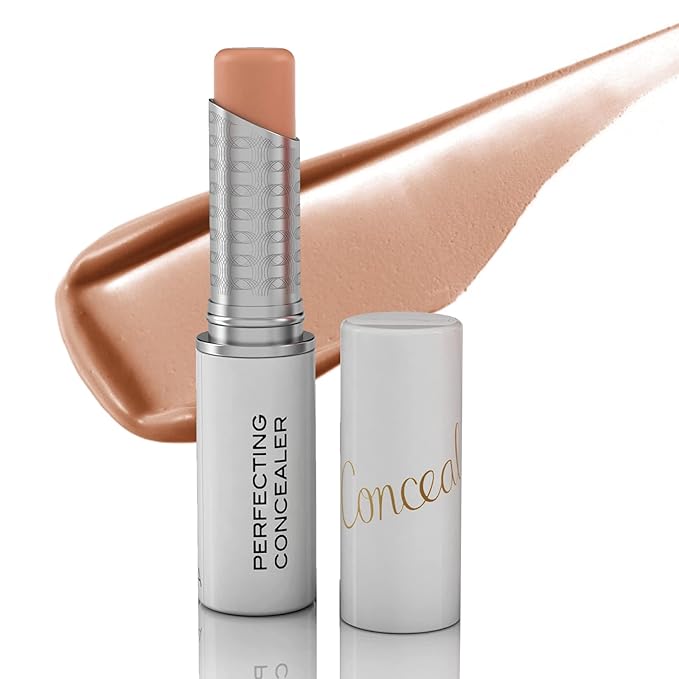 Mirabella Perfecting Longwear Cream Concealer Stick, Weightless & Versatile Hydrating Concealer Makeup Highlights, Contours, Soothes, Nourishes & Moisturizes Skin with Age-Defying Benefits, Medium III