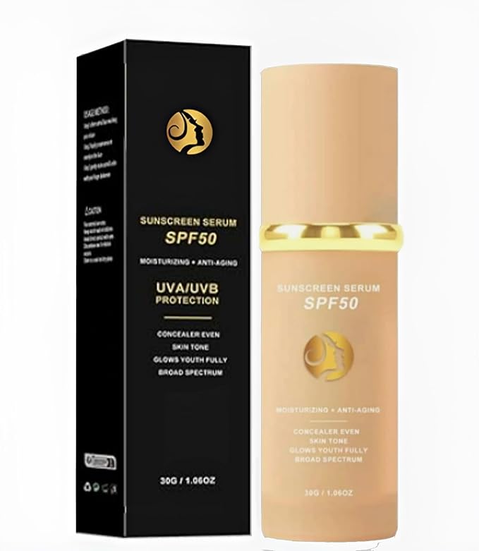 Foundation 4 in 1 - Medium Spectrum with SPF 50+, Anti-Aging, Concealer, Sun Protection, Hydrating Color Changing Foundation Makeup Liquid, Full Coverage Concealer, Waterproof and Sweatproof