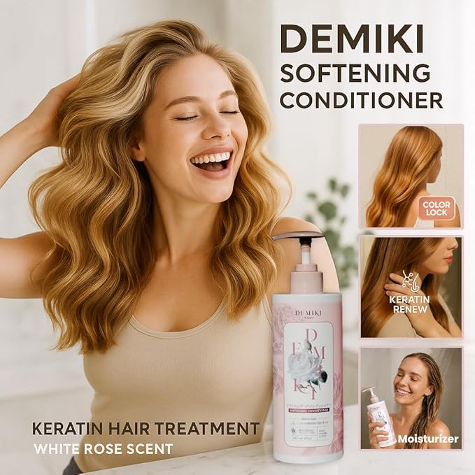 Japanese Conditioner Hair Care, Keratin Hair Treatment Hair Conditioner for Women, Color Safe, Frizz Ease, Deep Conditioner for Dry Damaged Hair, Sulfate-Free Anti-Dandruff 450ml 16oz