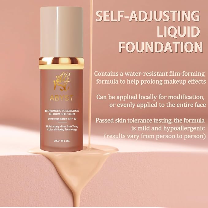 4-in-1 Foundation | Neutral-Tone Concealer |Hydrating Full Coverage Foundation | Color Balancer & Imperfection - Medium Natural for Normal Skinned People 1 Fl Oz (Tan #3)