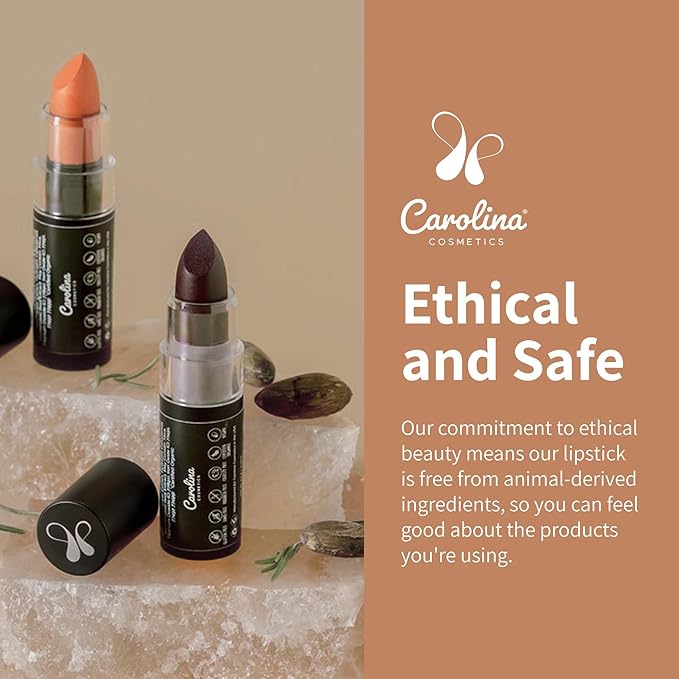 Plant-Based Moisturizing Lipstick - Destiny Shade 0.15oz- Hydrating with Cocoa Oil, Gluten-Free, Vegan, Non-GMO, Paraben-Free - Lightweight Cream Texture