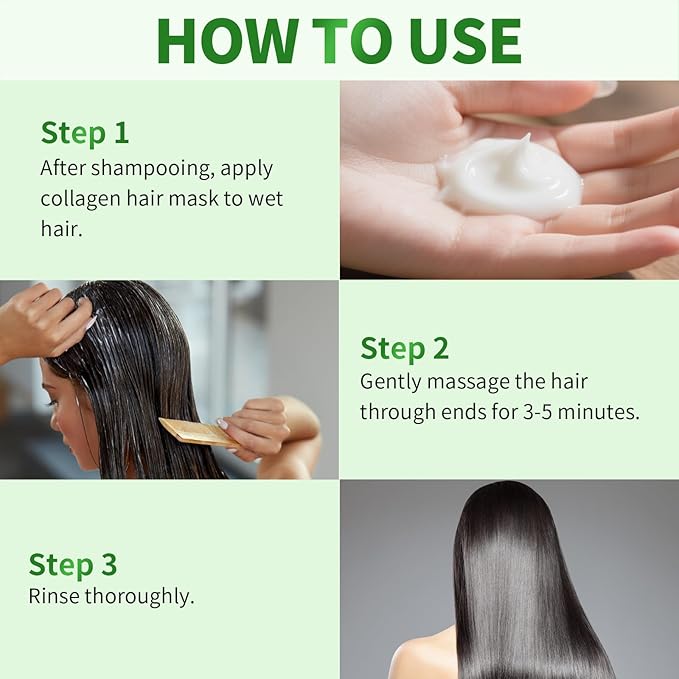 Hair Conditioner - Deep Conditioner for Dry Damaged Hair, Seals In Hydration, Moisturizes & Softens All Hair Types, Leaving Hair Feeling Soft & Shiny