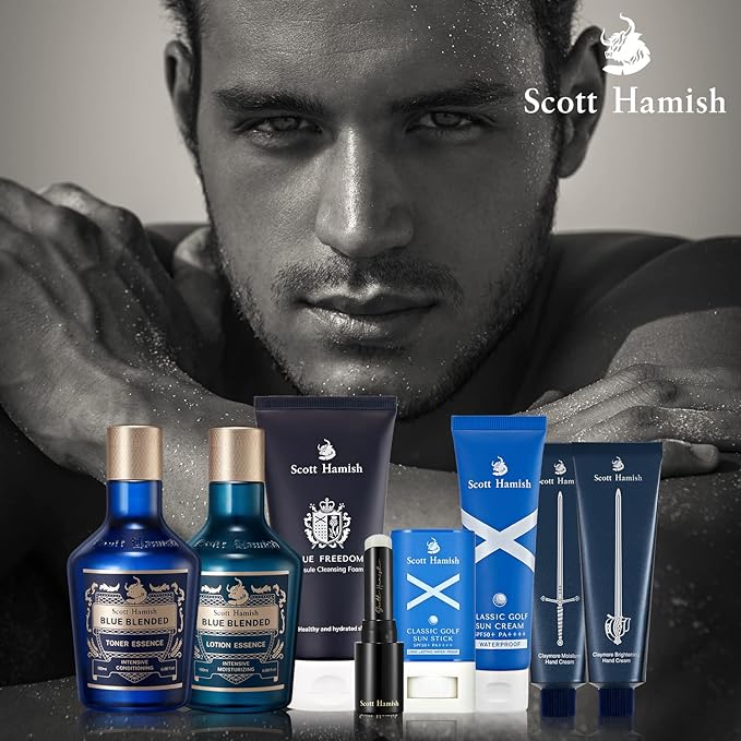 Scott Hamish Courage Lip Balm – Hydrating Lip Balm for Men - Shea Butter & Cica to Moisturize & Soothe Dry, Chapped Lips – Anti Aging Lip Moisturizer and Improve Softness of Lips, 0.12oz.