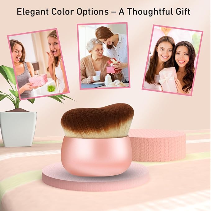 Extra Large Body Makeup Brush,Kabuki Brush for Self Tanner, Suitable Forface and Legs, Foundation, Bronzer, Powder, Ultra Soft and Dense Bristles for Quick Makeup Application