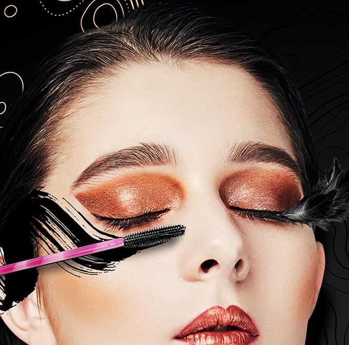 BIHRTC 100PCS Mascara Wands Disposable Lip Applicators liner Brushes Makeup Tools Eyeliner Brushes Mascara Wands Lipstick Applicators Lip Brushes for Women Girls Salon Beauty Cosmetic Make Up Tool