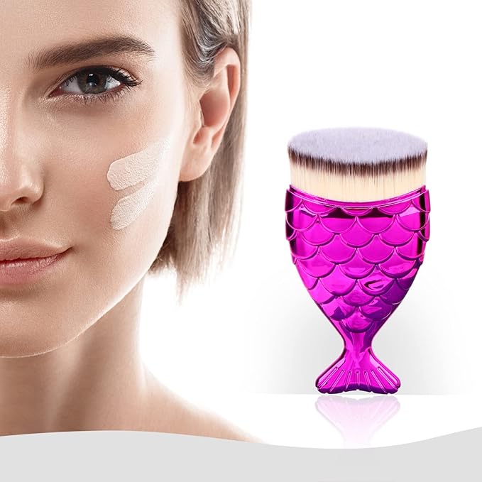 UNIMEIX Sunscreen Brush for Face Kabuki Brush Sunscreen Applicator for Kids Foundation Makeup Brushes for Liquid Foundation Powder Cream Contour Buffing Stippling Blending