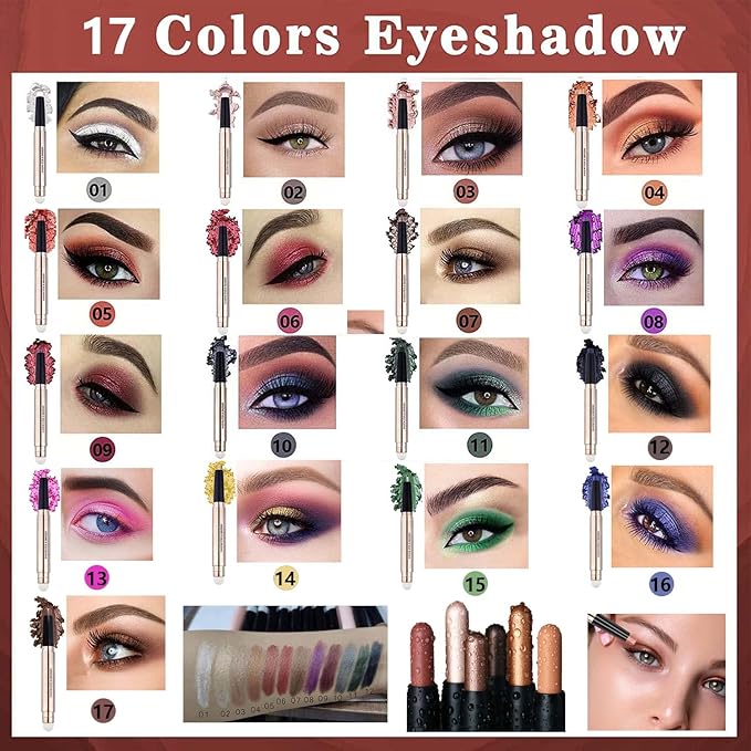 Waterproof Hypoallergenic Eyeshadow Pencil in Orchid Shimmer #09