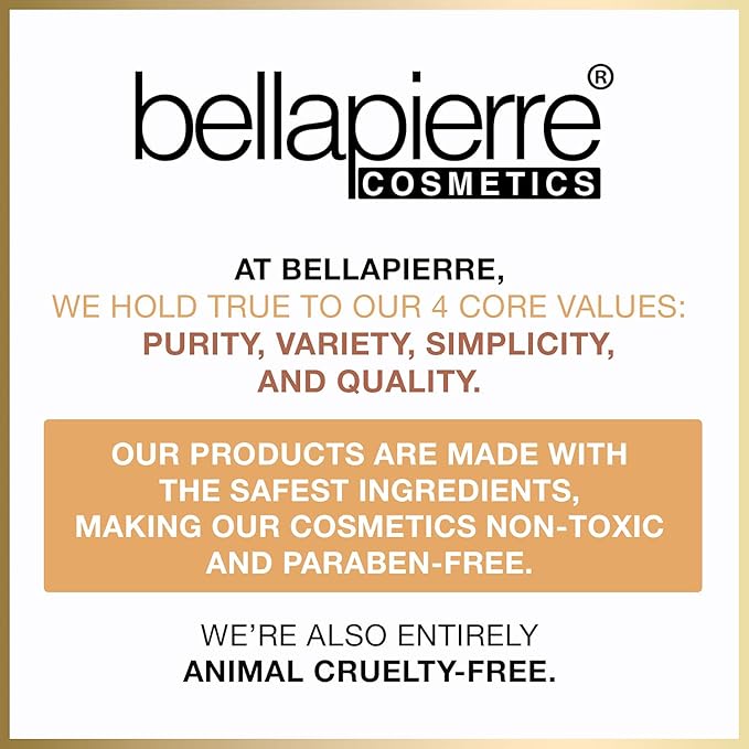Bellapierre XL Banana Setting Powder – Color-Correcting Brightening Powder, Matte Finishing Tint, Translucent Under-Eye Baking Makeup, Lightweight Talc-Free Formula - Medium – 1 oz