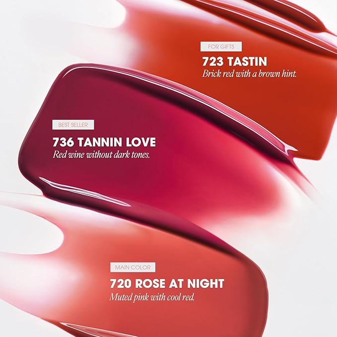 NARCISSISM LIP TINT 736 TANNIN LOVE, Soft Shine Tinted Lip Stain, Conditions Lips + Gives a Natural, Dewy Flush (4.5g, 0.01 oz.)