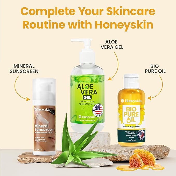 Honeyskin Face and Body Wash Moisturizer for Acne and Sensitive Skin Body Wash with Manuka Honey - Hydrating Facial Cleanser for Dry and Sensitive Skin and Anti-Aging Skincare for Men and Women (4oz)